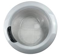 eRicambi Oblò complet compatible avec machine à laver Candy - verre, cadre et fermeture éclair inclus - 4845 x 135 mm - Remplacement adapté aux modèles CS1282D3, CS14102D3, CS1482D3 et autres