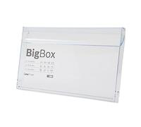 eRicambi® Porte congélateur intermédiaire avant pour réfrigérateur, compatible avec Bosch Siemens Neff, couleur transparente Big Box pour modèles : KCE KGE KGV KGW