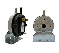 eRicambi, Pressostat différentiel air avec support 17/75 Pascal NS2-1177-00, avec corps en polycarbonate chargé en verre, de -40°C à 90°C, Montage vertical