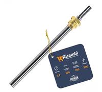 ERICAMBI®, Résistance bougie d'allumage cartouche d'allumage pour poêles à granulés HT62652 avec raccord fileté 3/8" gaz, longueur totale 150 mm - puissance 300 W, pour modèles Cadel Karmek One