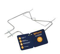 eRicambi® Résistance électrique inférieure du four - Puissance 1150 W - Tension 230 V compatible avec Whirlpool Ariston Indesit - Dimensions : 344 x 285 (mm) - Longueur de la bride 70 (mm) largeur 16