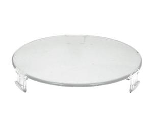 eRicambi, Whirlpool C00131575 482000014941 Candy Elica Plafonnier Cache-Lampe Diffuseur Lumière Ronde pour Cappe, Diamètre 7,58 cm, en Plastique renforcé Fabriqué en Italie