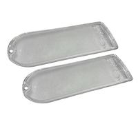 ERICAMBI®, x2 plafonniers éclairage diffuseur hotte aspirante, compatible avec hélice hélibloc, dimensions : 134 x 51 mm max 28 W, remplacement original PLA0023132A