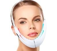 ERICAT Appareil Amincissant pour Le Visage, Machine De Réduction du Double Menton avec Écran D'affichage, 5 Modes Et 8 Niveaux D'intensité, Longueur Réglable Et Éclaircissement, Adapté Aux Bureaux