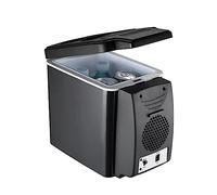 ERICAT Mini Congélateur De Voiture, Réfrigérateur De Voiture Portable, Capacité De 6 litres, Refroidit À Environ 15-20 °C Et Peut Contenir 6 Bouteilles d'eau Minérale, Faible Bruit, pour Dortoir
