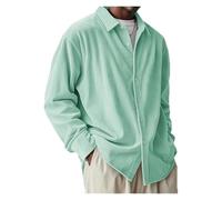 ERICAT Pacificozy Mens Shirts, Pacificozy Men's Stylish Casual Daily Long-Sleeved Shirt Button Down(Light green,XL)