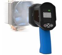 ERICAT Stroboscope Numérique sans Contact, Tachymètre Stroboscopique Numérique Portable avec 16 Perles De Lampe, Plage De Mesure 60-99999 FPM Et Haute Précision 0,001%, pour Ventilateur, Moteur, Pneu