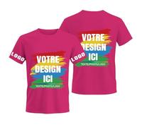 ERICAT Tee Shirt Personnalisable, t-Shirt personnalisé - Ajoutez Votre Propre Image, Texte ou Logo. T-Shirts personnalisée pour Hommes et Femmes