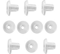 Ericetion 10pcs Boute Horizontale Boute De Bouton De Cordon De Rail Inférieur pour Les Stores en Bois Et en Bois Et 1 "Mini Stores avec Un Trou 5/16