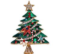 Ericetion Broche De Noël Broche De Noël Épingles en Métal De Mode Bijoux De Mode pour Les Femmes Noël Cadeau De Décoration De Chantier D'accessoires De Manteau