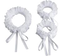 Ericetion Col À Volants Renaissance, Col en Dentelle À Volants, Collier De Cosplay Élisabéthain, Col De Clown Rétro, Collier Manchette Renaissance