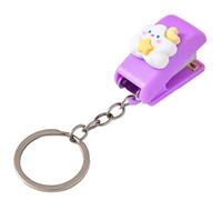 Ericetion Mini Agrafeuses De Bureau sans Effort, Petite Agrafeuse Portable, Agrafeuse Manuelle Mignonne avec Porte-clés pour, Bureau, École