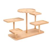 Ericetion Présentoirs en Bois Vintage, Supports De Vitrine en Bois pour Étagères Comptoirs, Plinthes pour Bijoux, Présentoir À Desserts
