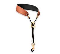 Ericetion Sangle De Saxophone en Cuir Saxophone Lonyard Sangle De Protection Col pour Soprano Tenor Alto Barituton Sax Musical Instrument De Musique