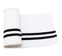 Ericetion Tissu côtelé pour Poignets de Baseball - Matériau Extensible pour l'encolure côtelée et Les Poignets rayés pour Les travaux de Couture DIY