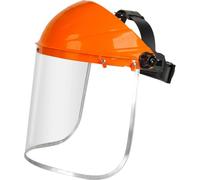 Ericetion Visière De Protection Faciale avec Protection Faciale Montée sur Tête, Protection Oculaire, Meulage D'écran, Multi-usages - Visière en Polycarbonate Transparent