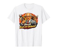 Erich Honecker, Allemagne de l'est, T-Shirt drôle de RDA T-Shirt Graphique avec Valeur, Homme, Blanc, M