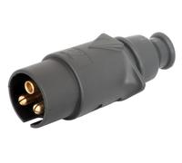 Erich Jaeger Connecteur 3 pôles - 16 ampères avec raccordement à vis et décharge de traction