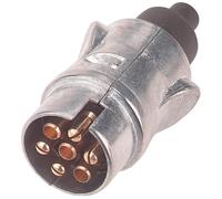 Erich Jaeger Fiche de prise 7 pôles / 12V Fiche 7P/12V, contacts nickelés