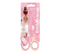 Erich Krause Ciseaux Junior pour Enfants 13 cm avec Motif Ballerine - Lames en Acier Inoxydable avec Pointes Arrondies - Poignées Antidérapantes à partir de 3 ans