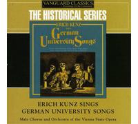 Erich Kunz – Chansons universitaires allemandes traditionnelles