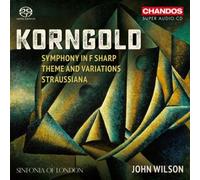 Korngold – Symphonie en fa dièse / Thème et Variations / Straussiana – CD – Naxos