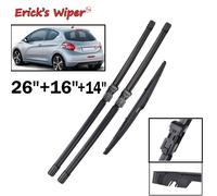 Erick's Wiper-Jeu D'essuie-Glaces Avant Et Arrière,Pour Kit 208 2012-2018,Brosses Pour Pare-Brise 26 ""+ 16"" + 14