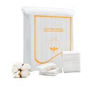 ericotry Lot de 200 tampons rectangulaires en coton bio non pelucheux pour nettoyer le visage et enlever le vernis à ongles