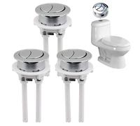 ericotry Lot de 3 boutons poussoirs à double bouton poussoir pour réservoir d'eau de toilette pour réparation de salle de bain et chasse d'eau - Accessoires de rechange
