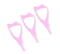 Ericotry Lot de 3 outils de mascara 3 en 1 en plastique - Outil de maquillage pour cils supérieurs et inférieurs - Guide d'application avec peigne d'aide à cils - Brosse à cils pour femmes et filles