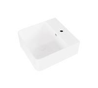 Eridanus Lavabo mural rectangulaire en céramique Blanc 400 x 420 x 155 mm