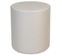ERIDES Pouf rembourré de qualité supérieure - Diamètre : 40 cm - Hauteur : 45 cm - Couleur : orange