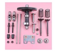 ERIHJOX Arbre à cames for tronçonneuse à Essence GX390 13HP avec culbuteur et culbuteur, Plaque de Tige de poussée 14100-ZF6-W01, 14410-ZE3-013