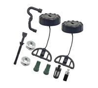 ERIHJOX Bouchon de Conduite de Filtre à Huile/Carburant Compatible avec Les tronçonneuses 017 018 MS170 MS170C MS180 MS180C - Pièces détachées for Outils de Jardin