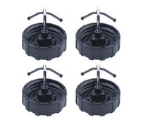 ERIHJOX Bouchon de Remplissage d'huile for tronçonneuse, 4 pièces, Compatible avec MS170 MS180 017 018 019, pièces de Rechange for 11303500500