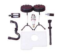 ERIHJOX Bouchon de Tuyau de Filtre à air et Huile for tronçonneuse MS180 MS170 018 017 MS 180 170, pièce de Rechange, kit de Bougies d'allumage