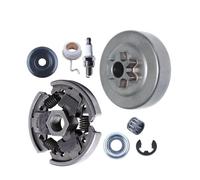 ERIHJOX Cage à Aiguilles de pignon de chaîne d'embrayage adaptée aux modèles MS170 MS171 MS180 MS181 MS190 MS210 MS211 MS230 MS250. Engrenage à vis sans Fin de Bougie d'allumage.