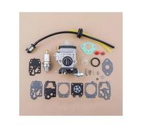 ERIHJOX Carburateur 15 mm avec kit de réparation for débroussailleuse 43cc, 47cc, 49cc, 52cc CG430 CG520 BC430 BC520 40-5