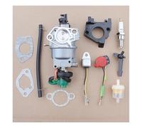 ERIHJOX Carburateur adapté aux Moteurs GX340 11HP et GX390 13HP avec Bougie d'allumage et kit de Charge de Filtre à air 16100-ZF6-V01