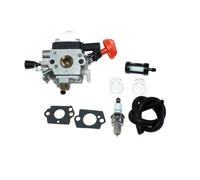 ERIHJOX Carburateur adapté for FC91 FC96 FC111 FS89 FS89R FS91 FS91R FS111 FS111R FS111RX HT102 HT103 KM91R KM111R 4180 120 0615