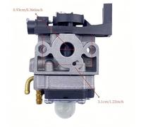 ERIHJOX Carburateur for Moteur de débroussailleuse 4 Temps GX25 GX35NT HHT35 HHT35S UMC435 13 CV, remplace Le modèle 16100-Z0H-825 GX35N(1 pc as Attached)