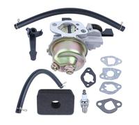 ERIHJOX Carburateur réglable avec Levier de Starter, Compatible avec Les Moteurs GX160 5,5 CV et GX200 6,5 CV, Remplacement 16100-ZH8-W61