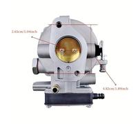 ERIHJOX Convient for carburateur de Remplacement Twin, Tondeuse à Gazon, Moteur de Tracteur 495026 LT1000 917270821 693480(1 Set A as Attached)