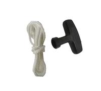 ERIHJOX Cordon de démarrage à poignée for Tondeuse à Gazon, Compatible avec la Plupart des tondeuses à Essence (GX160).(Handle and Rope)