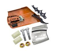 ERIHJOX Couvercle de chaîne d'embrayage, Plaque de Barre Compatible avec Les modèles 362, 365, 371 et 372. Pare-Chocs, Bande de Pointes, écrou de Goujon de Barre, pièce de Rechange for tronçonneuse.