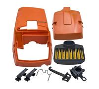 ERIHJOX Couvercle de Filtre à air cylindrique for tronçonneuse 362, 365, 371, 372, pièce de Rechange for Support de Clip coudé et Starter