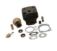 ERIHJOX Cylindre de Gros alésage 50 mm 52 mm plaqué, Segment de Piston, Joint d'étanchéité, Compatible avec Les tronçonneuses HUS 268, 272, 272K et 272XP. Pièces détachées