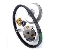 ERIHJOX Ensemble complet de courroies d'entraînement de ventilateur et variateur d'embrayage GY6 49/50, for scooter, cyclomoteur 139QMB, pièces 49cc/50cc