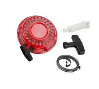 ERIHJOX Ensemble de Lanceur à Rappel for tondeuses à Gazon avec Cordon et Ressort supplémentaires, Compatible avec Les modèles 212 cm³ 4 CV et 6,5 CV.(Red)