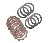 ERIHJOX Ensemble de plaques d'embrayage à friction en papier et acier for moto, compatible avec VT600 VT 600 C VT600C PC21 XL600 XL600V 600 PD06 XL 600(Coffee)